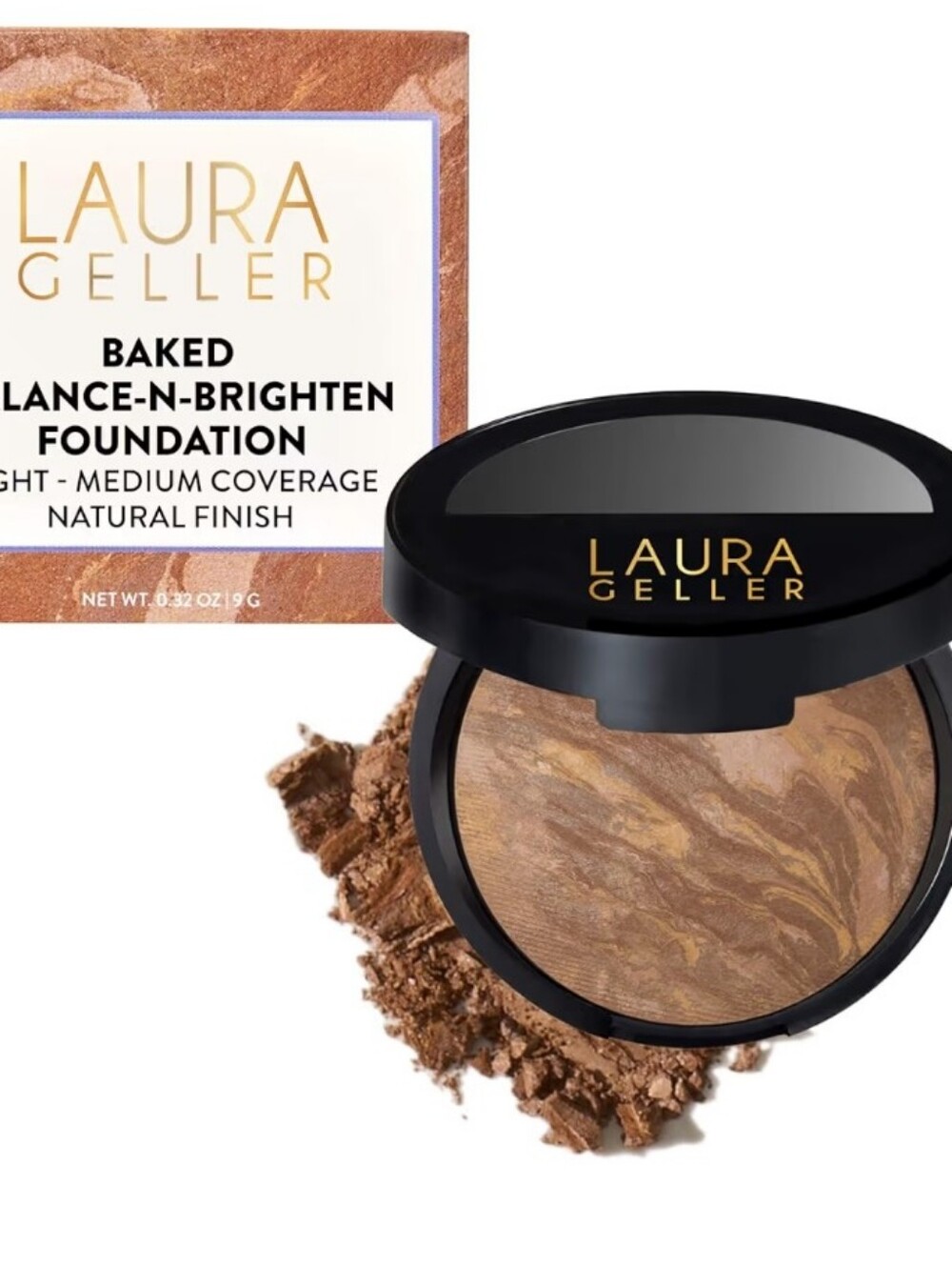 Laura Geller Baked Balance- N-Brighten Color Correcting Foundation - tan